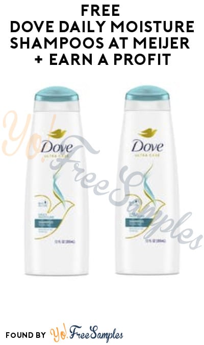 2 FREE Dove Daily Moisture Shampoos at Meijer + Earn A Profit (Account/Coupon Required)
