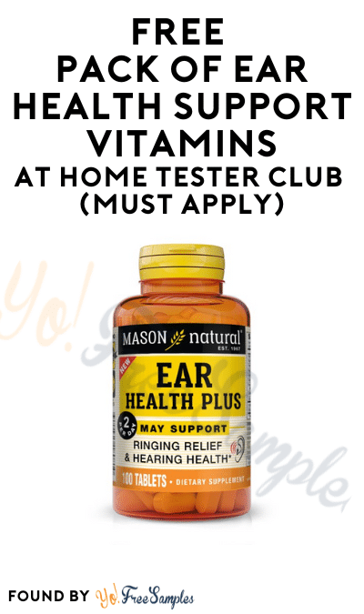 FREE Pack of Balance Support Vitamins At Home Tester Club (Must Apply)