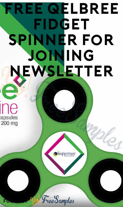 FREE Qelbree Fidget Spinner For Joining Newsletter