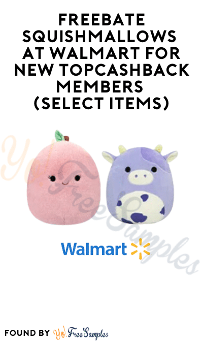 FREEBATE Squishmallows at Walmart for New TopCashback Members (Select Items)