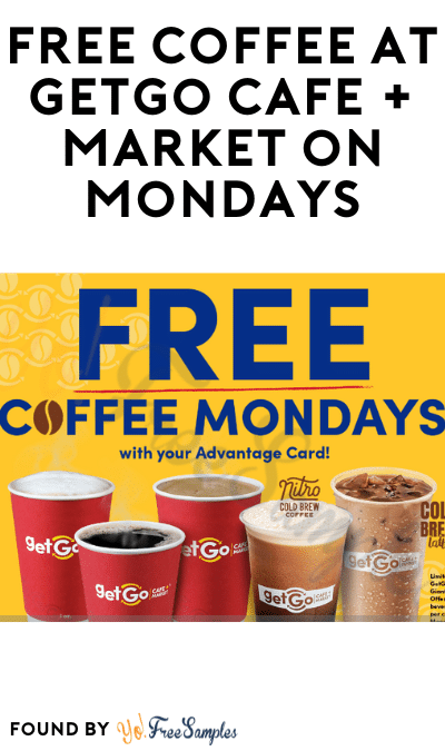 FREE Coffee at GetGo Cafe + Market on Mondays