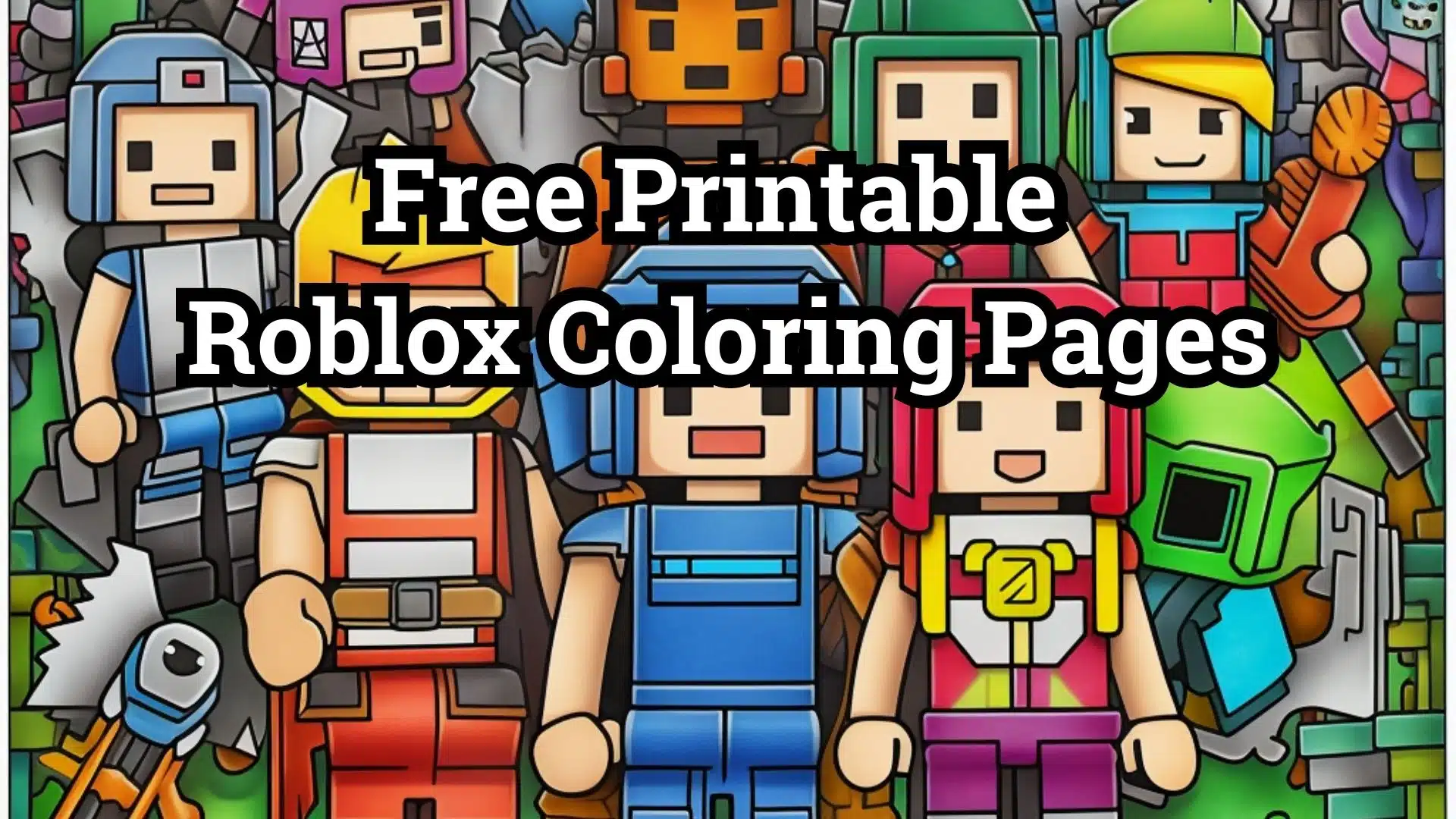 Free Printable Roblox Coloring Pages List