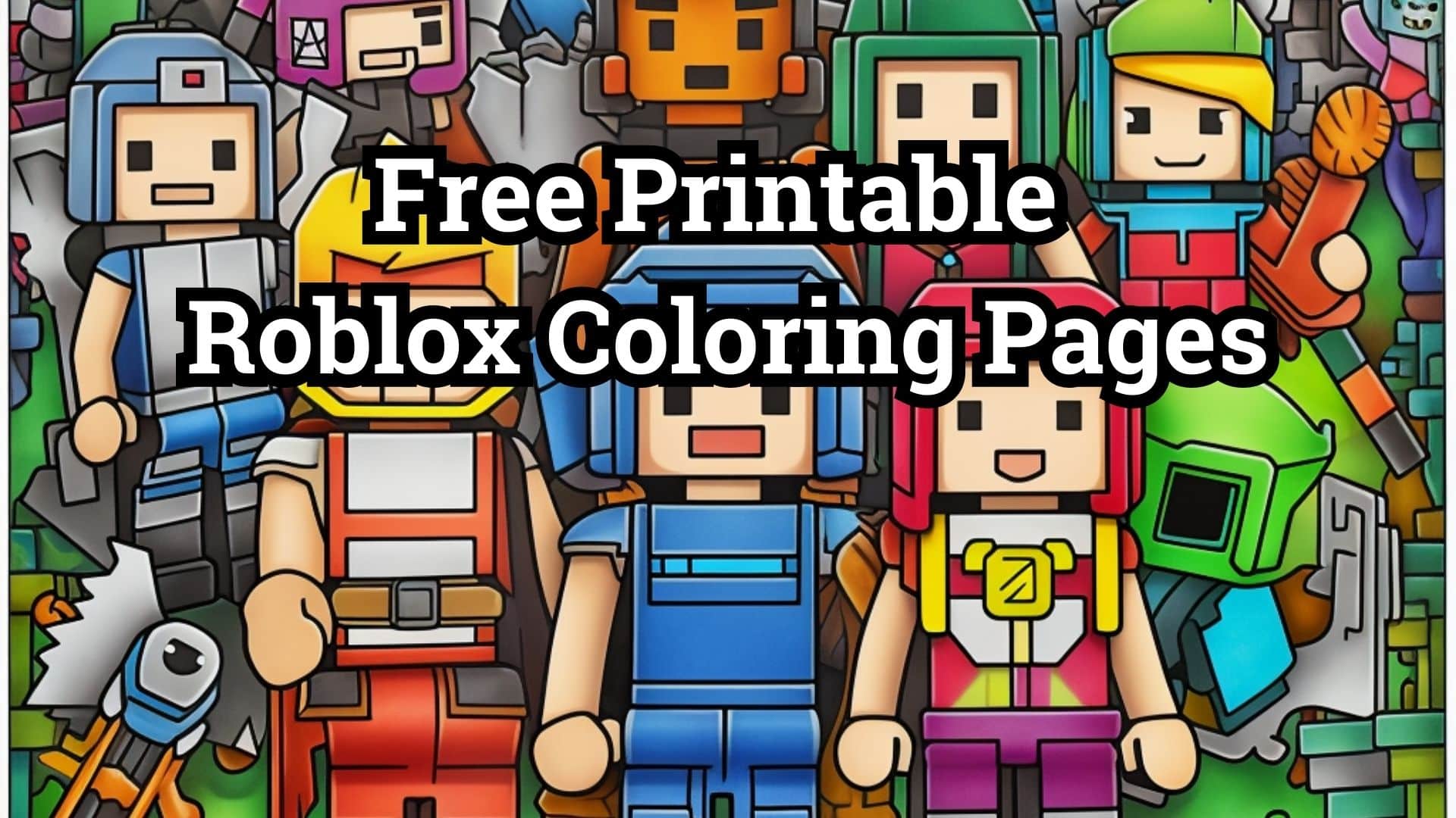 Free Printable Roblox Coloring Pages List