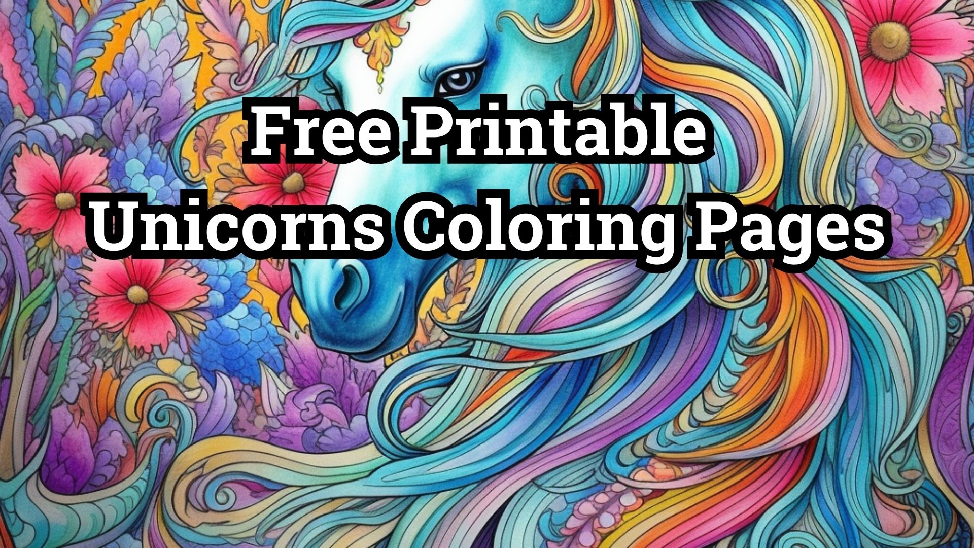 Free Printable Unicorns Coloring Pages List