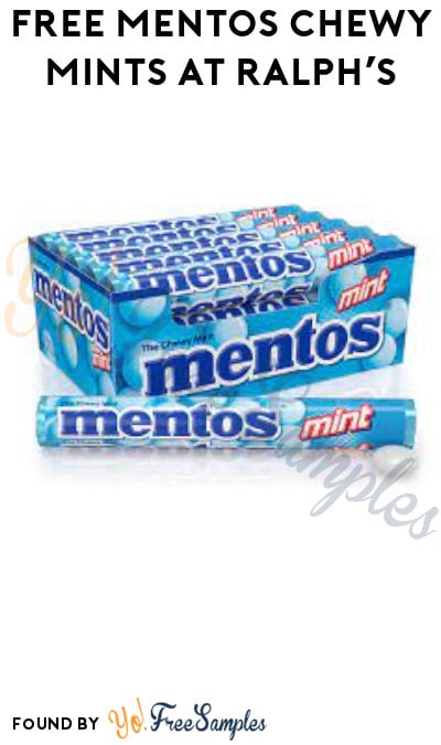 FREE Mentos Chewy Mints at Ralph’s (Shopkick Required)