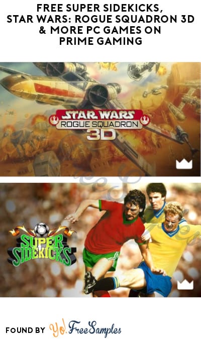 FREE Super Sidekicks, Star Wars: Rogue Squadron 3D & More PC Games on Prime Gaming (Amazon Prime Required)