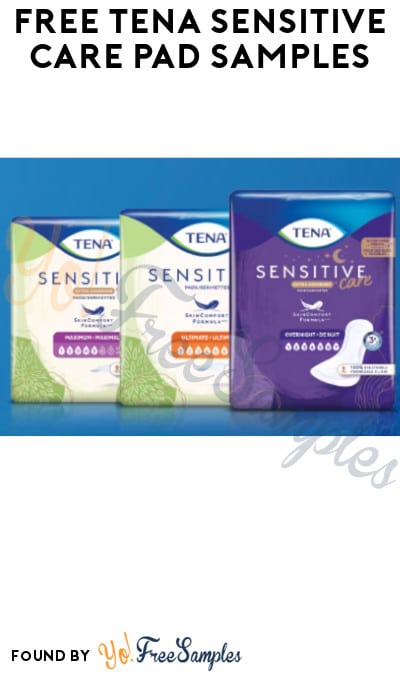 FREE TENA Sensitive Care Pad Samples (Account Required)
