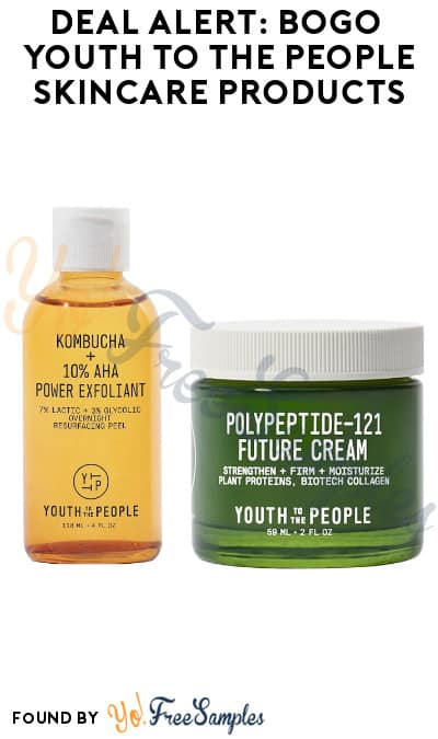 DEAL ALERT: BOGO Youth to the People Skincare Products (Online Only)