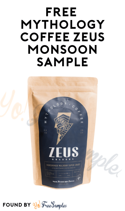 FREE Mythology Coffee Zeus Monsoon Sample