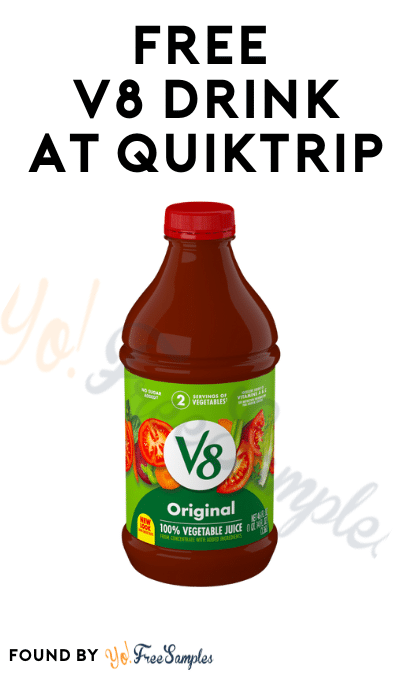 FREE V8 Drink at QuikTrip (App Download Required)