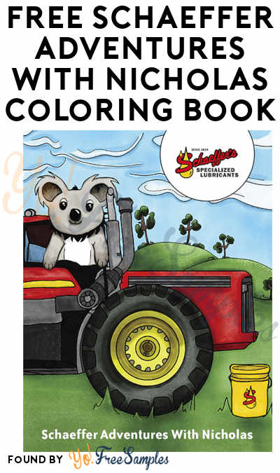FREE Schaeffer Adventures With Nicholas Coloring Book