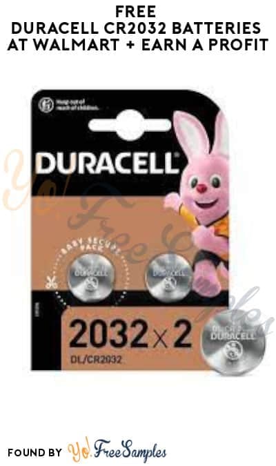 FREE Duracell CR2032 Batteries at Walmart + Earn A Profit (Ibotta Required)