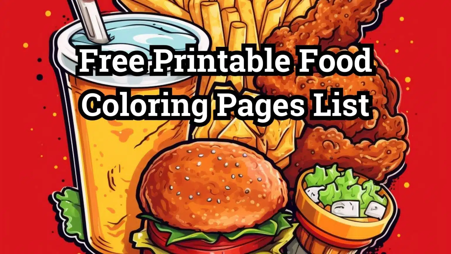 free-printable-food-coloring-pages-list