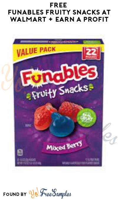 FREE Funables Fruity Snacks at Walmart + Earn A Profit (Clearance, Coupon + Shopkick Required)