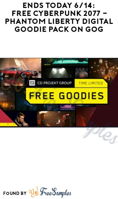 Ends Today 6/14: FREE Cyberpunk 2077 – Phantom Liberty Digital Goodie Pack on GOG (Account Required)