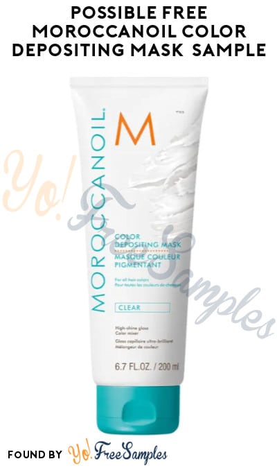 Possible FREE Moroccanoil Color Depositing Mask Sample (Social Media Required)