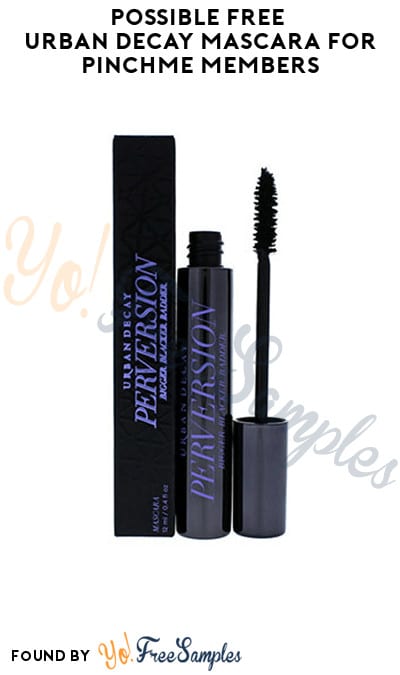 Possible FREE Urban Decay Mascara for PINCHme Members (Select Accounts Only)