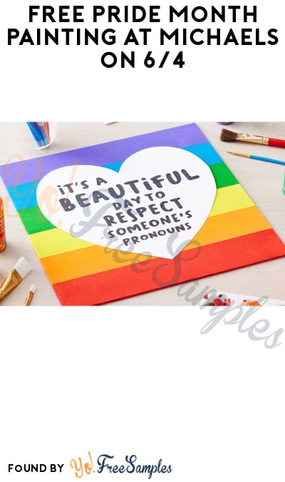 FREE Pride Month Painting at Michaels on 6/4