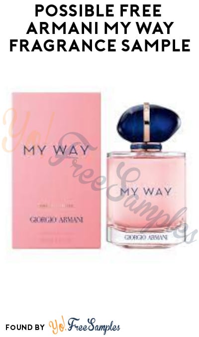 Possible FREE Armani My Way Fragrance Sample (Social Media Required)