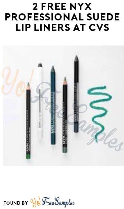 2 FREE NYX Professional Suede Lip Liners at CVS (Coupon/App Required)
