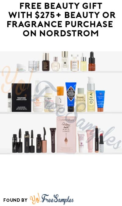 FREE Beauty Gift with $275+ Beauty or Fragrance Purchase on Nordstrom (Online Only)