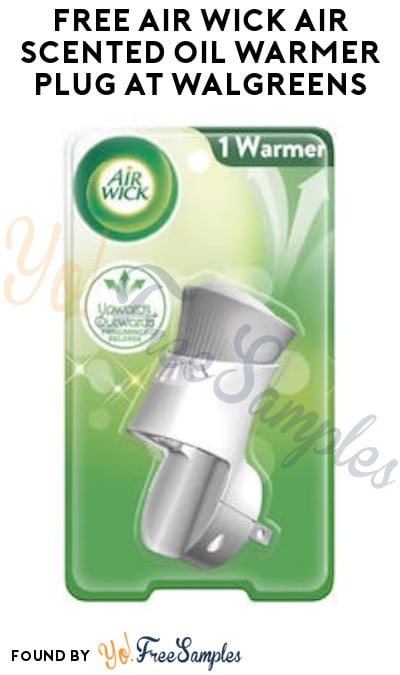 FREE Air Wick Air Scented Oil Warmer Plug at Walgreens (Account/Coupon Required)