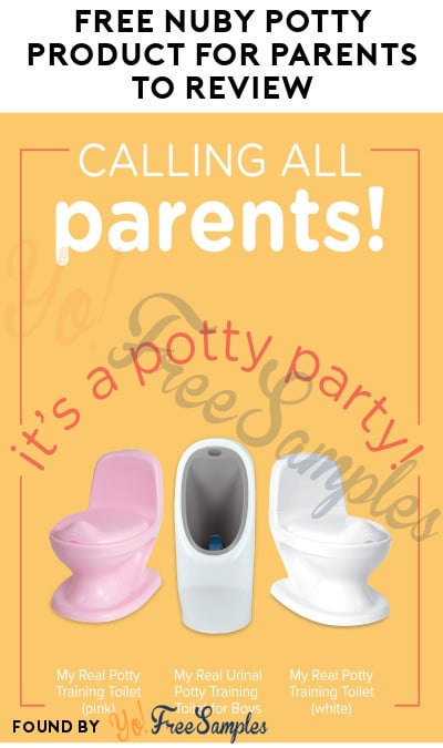 FREE Nuby Potty Product for Parents to Review (Facebook Required + Must Apply)