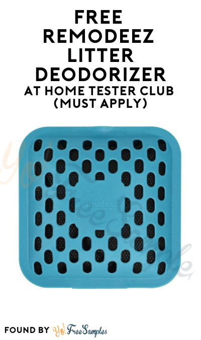 FREE Remodeez Litter Deodorizer At Home Tester Club (Must Apply)