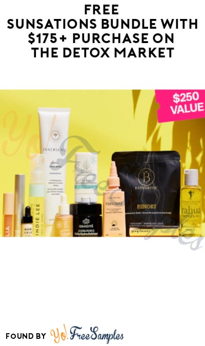 FREE SUNsations Bundle with $175+ Purchase on The Detox Market (Online Only)