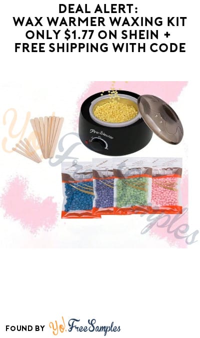 DEAL ALERT: Wax Warmer Waxing Kit only $1.77 on Shein + FREE Shipping with Code