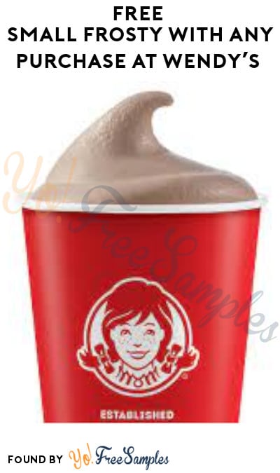 FREE Small Frosty With Any Purchase at Wendy’s (App Required)