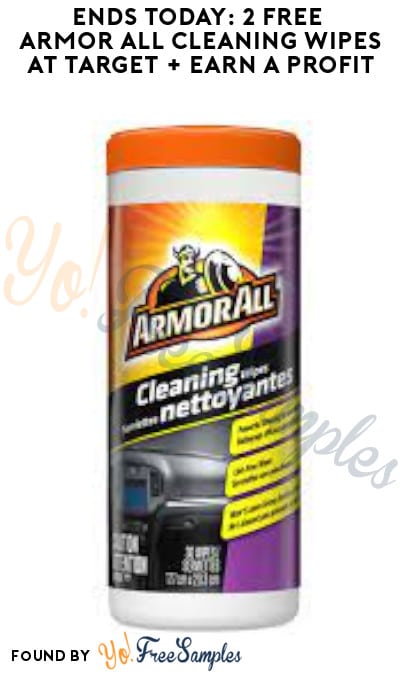 Ends Today: 2 FREE Armor All Cleaning Wipes at Target + Earn A Profit (Coupon, Checkout51 & Swagbucks Required)