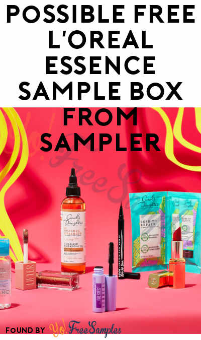 Possible FREE L’Oreal Essence Beauty Sample Box From Sampler