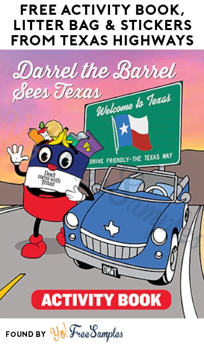 FREE Activity Book, Litter Bag & Stickers from Texas Highways (Texas Only)