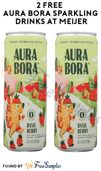 2 FREE Aura Bora Sparkling Drinks at Meijer (Ibotta Required)