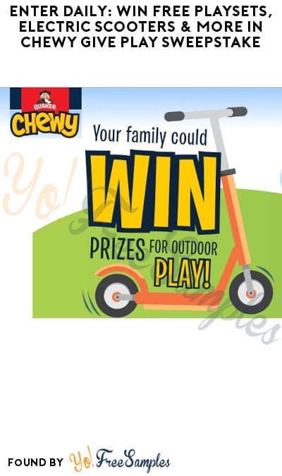 Enter Daily: Win FREE Playsets, Electric Scooters & More in Chewy Give Play Sweepstakes 