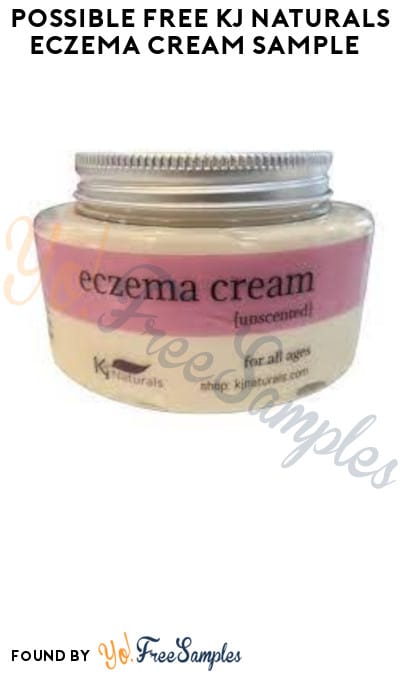 Possible FREE KJ Naturals Eczema Cream Sample (Facebook/Instagram Required)