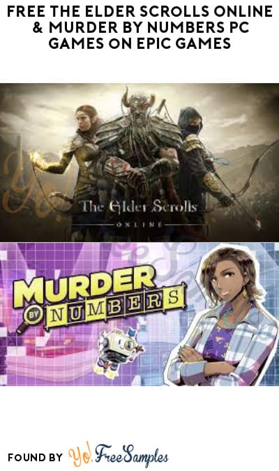 FREE The Elder Scrolls Online & Murder by Numbers PC Games on Epic Games (Account Required)