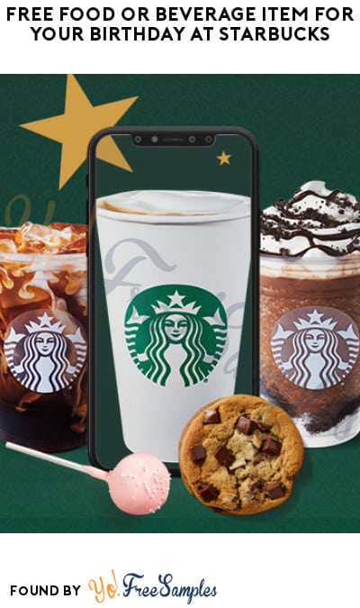 FREE Food or Beverage Item for Your Birthday at Starbucks (Rewards/Signup Required)