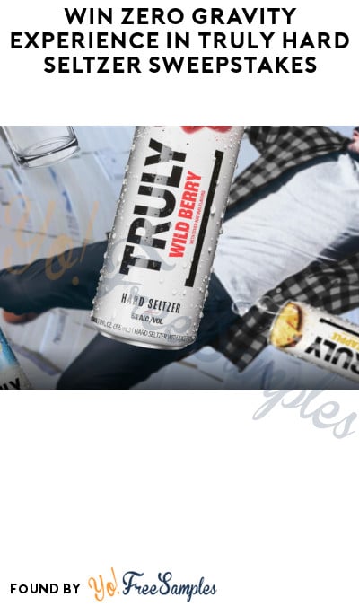 Win Zero Gravity Experience in Truly Hard Seltzer Sweepstakes (Ages 21 & Older Only)