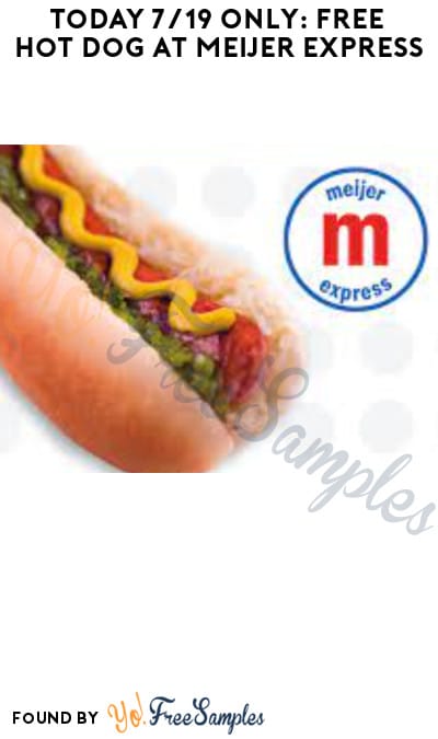 Today 7/19 Only: FREE Hot Dog at Meijer Express (Account/Coupon & Ibotta Required)