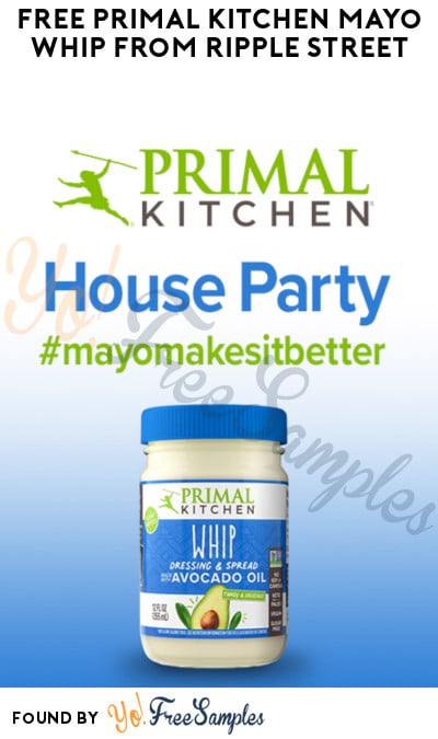 FREE Primal Kitchen Mayo Whip from Ripple Street (Must Apply)