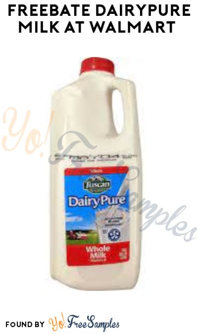 FREEBATE DairyPure Milk at Walmart (Ibotta Required)