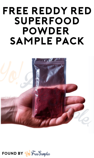 FREE REDDY Red Superfood Powder Sample Pack