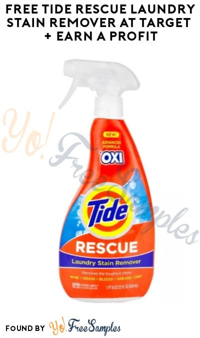 FREE Tide Rescue Laundry Stain Remover at Target + Earn A Profit (Ibotta & Mail-In Rebate Required)