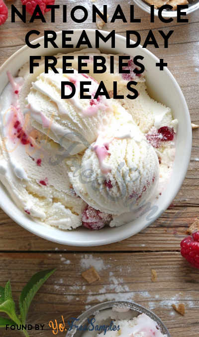 National Ice Cream Day Freebies + Deals 2024