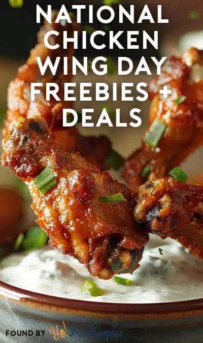 National Chicken Wing Day Deals & Freebies 2024