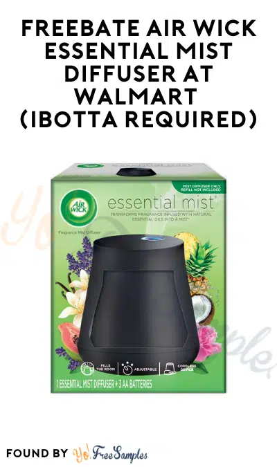 FREEBATE Air Wick Essential Mist Diffuser at Walmart (Ibotta Required)