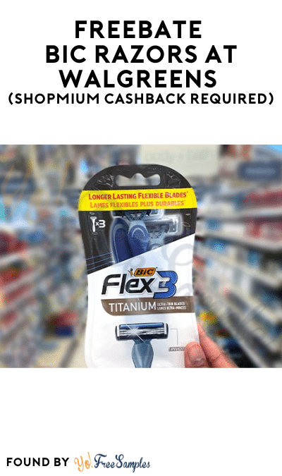 FREEBATE BIC Razors at Walgreens (Shopmium Cashback Required)