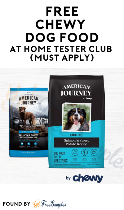 FREE Chewy Dog Food At Home Tester Club (Must Apply)